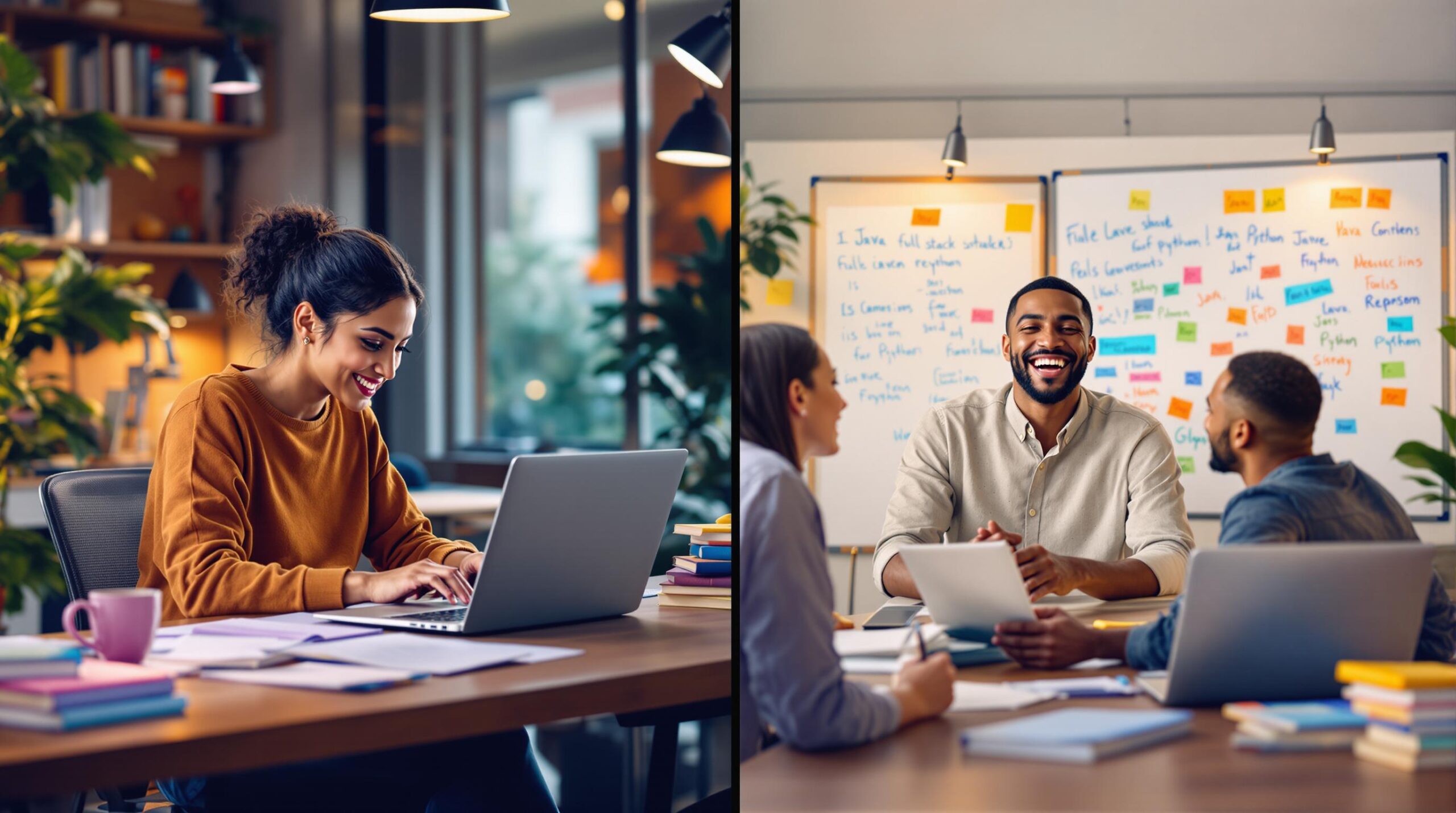 How does a Java full stack developer course syllabus compare to Python full stack?