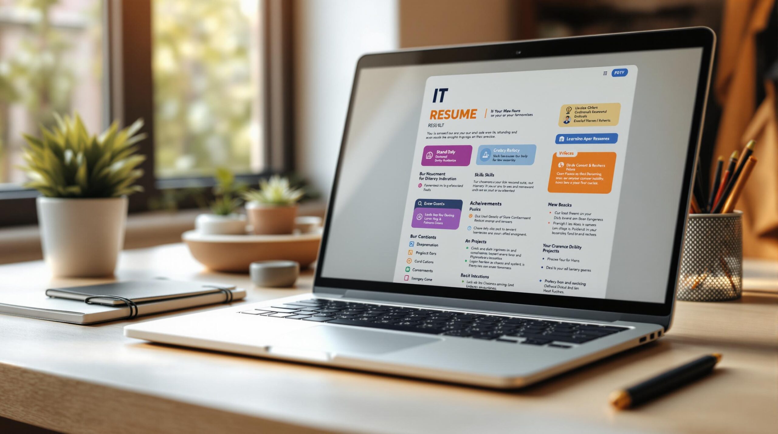 How to create a standout resume for IT job applications?